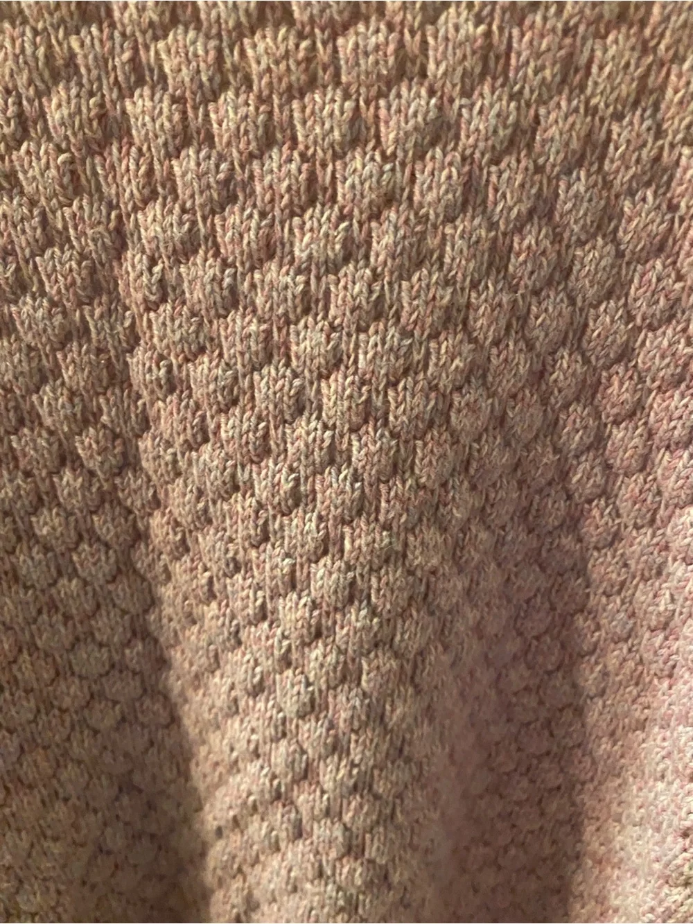 In Every Story Plus Size 2X Dusty Rose Textured Knit Sweater|Cozy & Oversized - Picture 6 of 6
